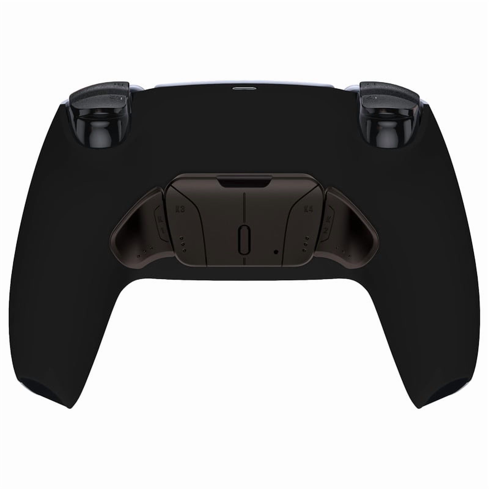 eXtremeRate Programmable Real Metal Buttons RMB RISE4 V3 Remap Kit for PS5 Controller BDM-030 040 050, Upgrade Board Redesigned Black Bottom Shell 4 Back Buttons Set for PS5 Controller