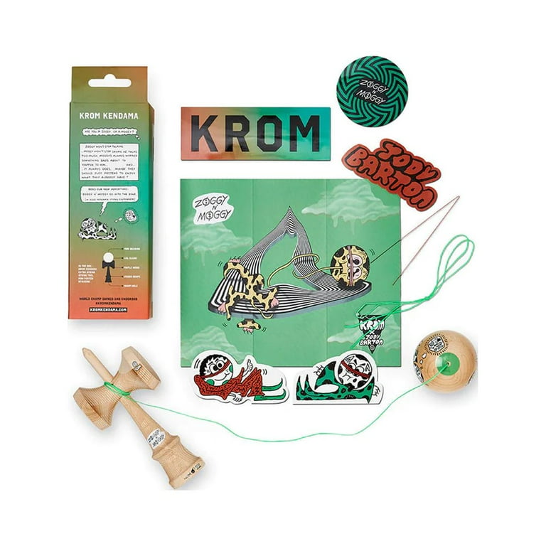 Krom Zoggy n' Moggy Kendama - Bad Thoughts - Walmart.com