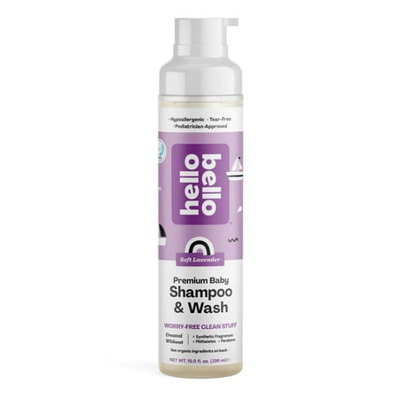 UPC: 0850000494251 | Hello Bello Extra Gentle Shampoo & Body Wash Tear-Free for Babies & Kids Lavender 10 fl oz