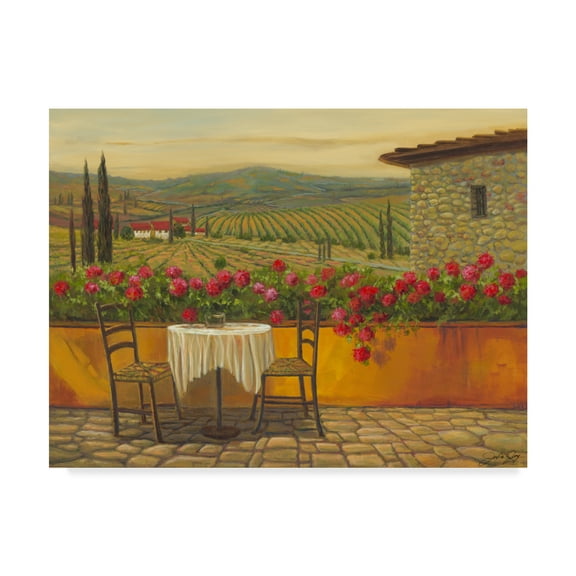 Trademark Fine Art 'Whispering Reds II' Canvas Art by Julie Joy