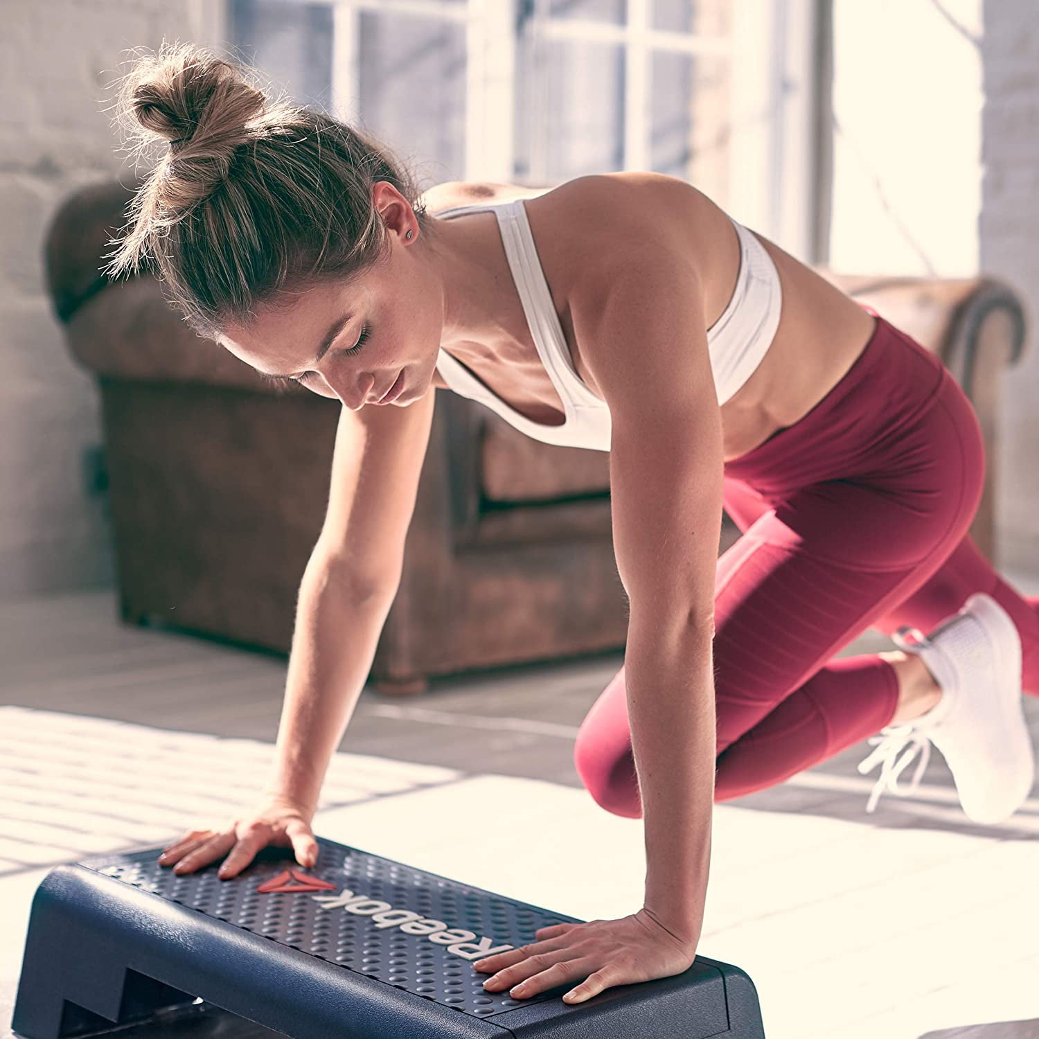 Reebok Mini Exercise Platform Versatile Home Gym Workout Equipment, Black - Walmart.com