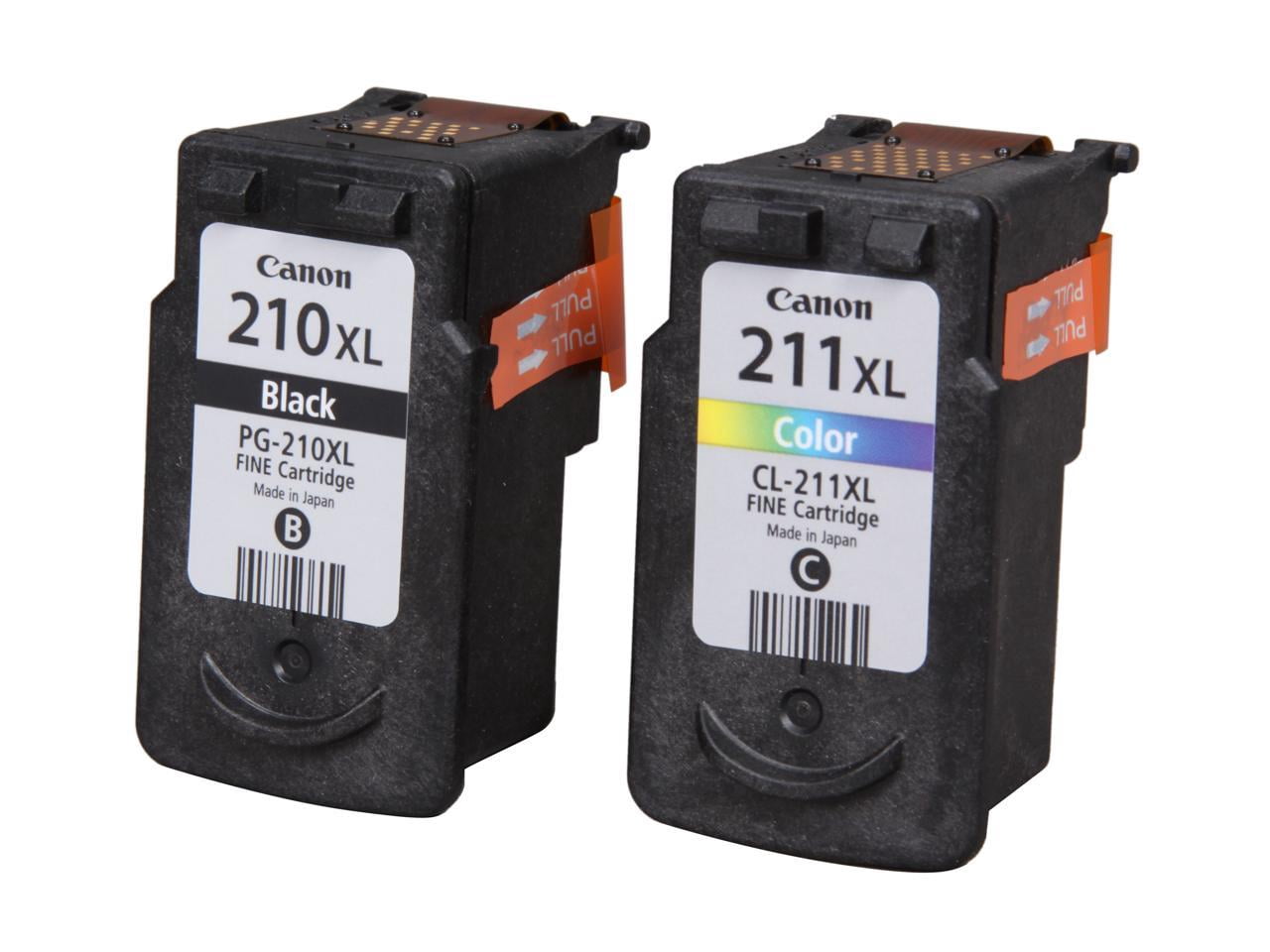 Canon PG-210 XL & CL-211 XL Ink Cartridges + Glossy Photo Paper Combo Pack – 2 Sets For PIXMA Printers