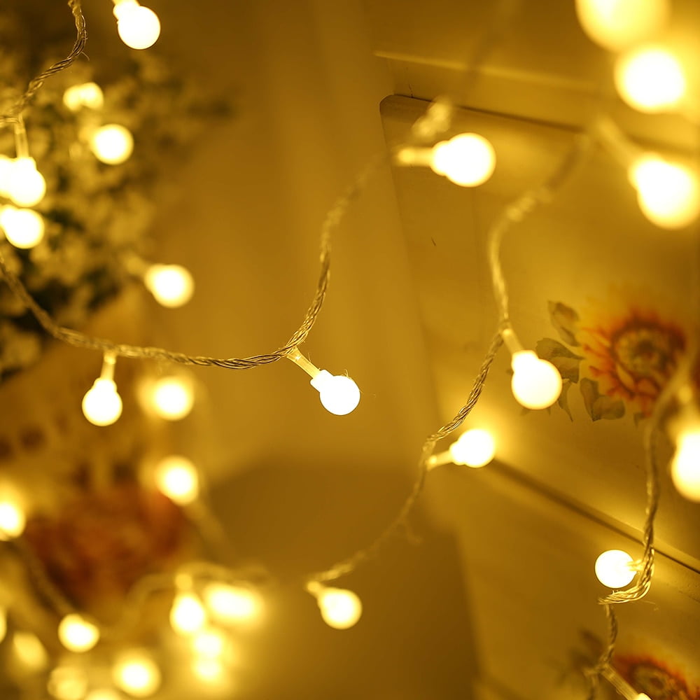 40-100LEDs LED Globe Ball String Light Fairy Lights for Valentine 's Day Holiday 