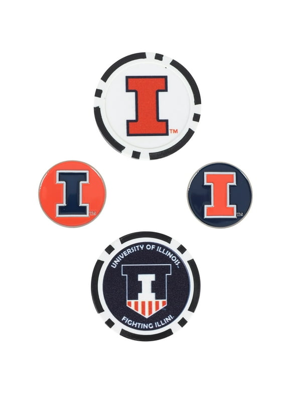Illinois Fighting Illini Ball Marker Set