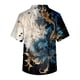 thumbnail image 3 of Men's Short Sleeve V Neck Print Chest Pocket Carer Top 2XL, 3 of 3
