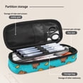thumbnail image 6 of Pzuqiu Orange Capybara Backpack for Teen Boys 4-Piece School Bag Set with Lunch Bag and Water Bottle Holder and Pencil Case 12-16 Kids Large Schoolbag Laptop Backpacks for Middle School, 6 of 7