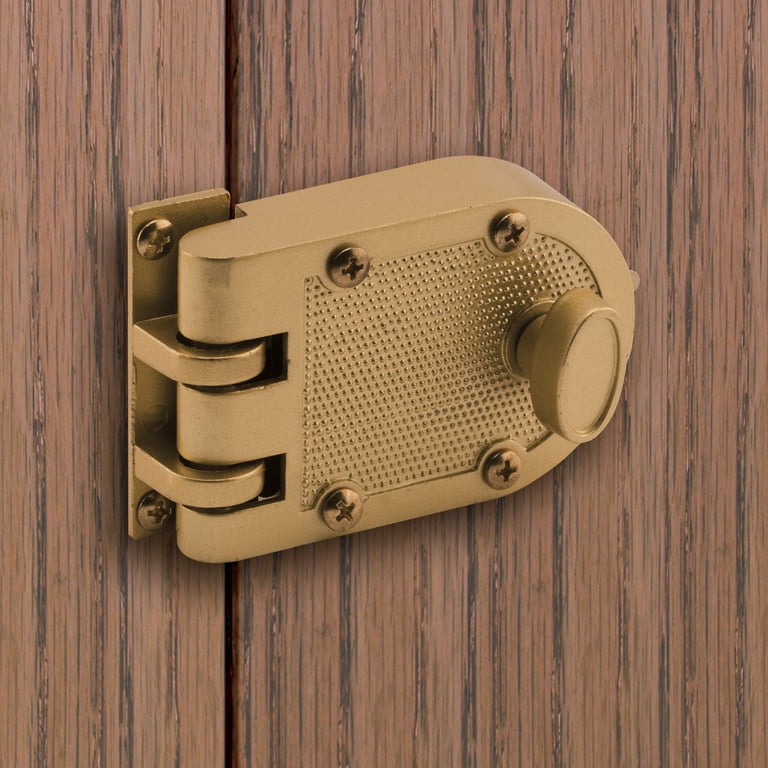 Prime-Line Segall Jimmy-Resistant Deadlock, Diecast, Brass Color