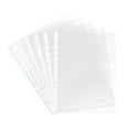 thumbnail image 1 of Miangastore 100pcs A4 File Document Folder Clear Sheet Protectors Punched 11-hole Pocket Binder Sleeves, 1 of 8