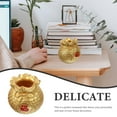 thumbnail image 3 of unbranded Jarrón Decorativo Dorado Para Flores Ideal Para De Año Nuevo, 3 of 5