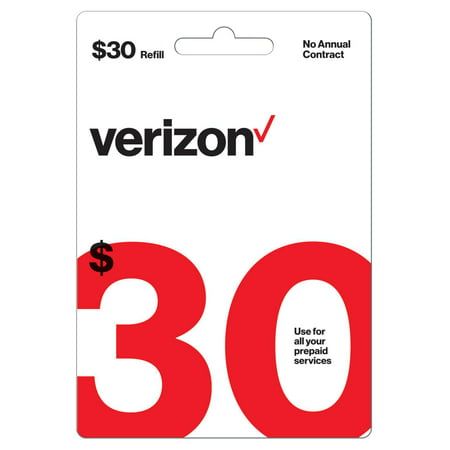 Verizon $30 Prepaid Refill Pin (Email Delivery) (Best Verizon Prepaid Phone Plan)