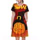 thumbnail image 1 of Balery Halloween Pumpkin Vestidos sueltos de manga corta para mujer, vestidos de verano 2025, vestidos casuales de corte A con vuelo., 1 of 6