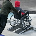 thumbnail image 7 of Wheelchair Ramp 3FT, Folding Aluminum Threshold Ramp with Non-Slip Surface, Transition Plates, 600lbs Weight Capacity, 7 of 7