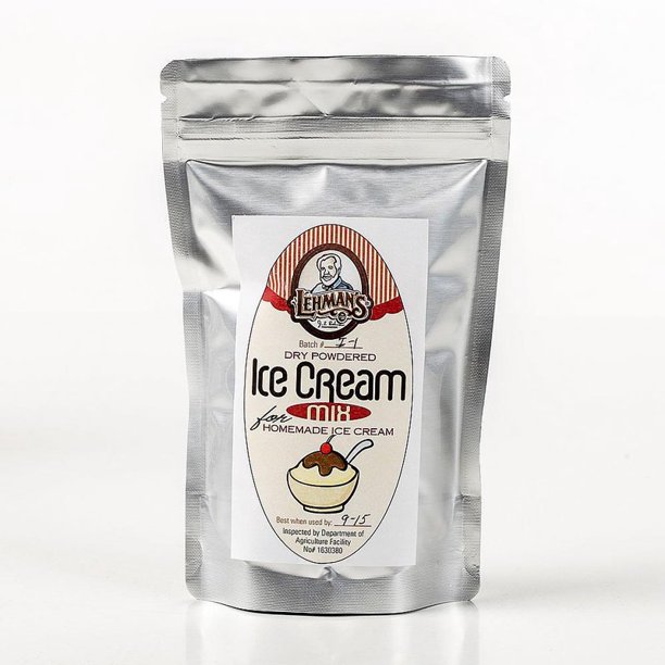 Lehman's Homemade Creamy Ice Cream Mix 4 Quart Bag Size Pack of 3