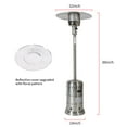 thumbnail image 2 of 2. Outdoor Propane Heater (48,000 BTU) - Stainless Steel Triple Protection & Wheels, 2 of 6