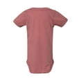 thumbnail image 3 of BELLA + CANVAS Baby Triblend Short Sleeve One Piece 134B - Mauve Triblend Size 6/12, 3 of 3