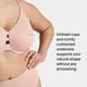 thumbnail image 3 of Minimizador Bra SPANX 34DD de perfil bajo, color rosa vintage, 3 of 7
