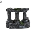 thumbnail image 2 of Flmtop Aquarium Fish Tank Decoration Artificial Roman Column Ruins Castle Ornaments, 2 of 9