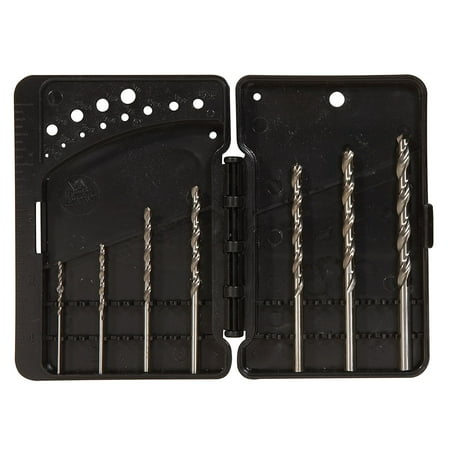 10240 HSS Drill Bit Set, 7-Piece, For drilling in wood, metal and plastic. Each high speed steel bit is hardened and tempered for long life and high performance.., By Vermont