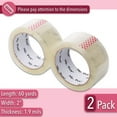 thumbnail image 4 of Mr. Pen- Packing Tape, 2 Pack, 2 inch Wide, 60 Yards, 1.9mil, No Smell, Shipping Tape, 4 of 9
