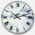 thumbnail image 1 of DesignArt Horloge Murale Grand Format Bleu Effaçable, 1 of 2