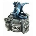 thumbnail image 3 of Ebros Celtic Cross Bifrost Altar Drake Dragon Jewelry Box Sculpture Trinket Box, 3 of 4