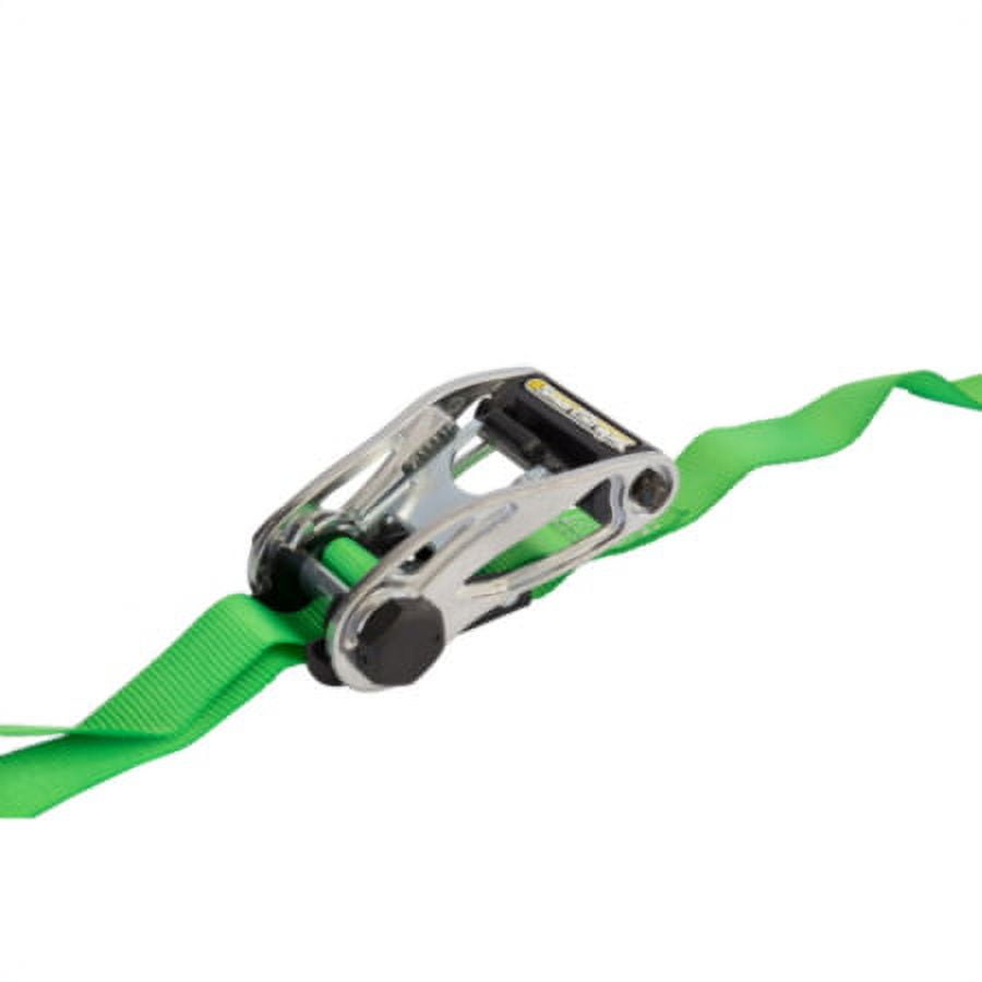 SmartStraps RatchetX Ratchet Tie Down Straps, 1" x 14 ft, 500 lb Safe Work Load, 1,500 lb Break Strength, 4-Pack with EcoCase