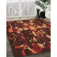 thumbnail image 3 of Ahgly Company Machine Washable Indoor Rectangle Transitional Red Area Rugs, 4' x 6', 3 of 7