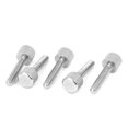 thumbnail image 1 of Unique Bargains Boîtier d'Ordinateur PC en Acier Inoxydable Tête Plate Vis à Pouce M4 x 20mm 5 Pcs, 1 of 1