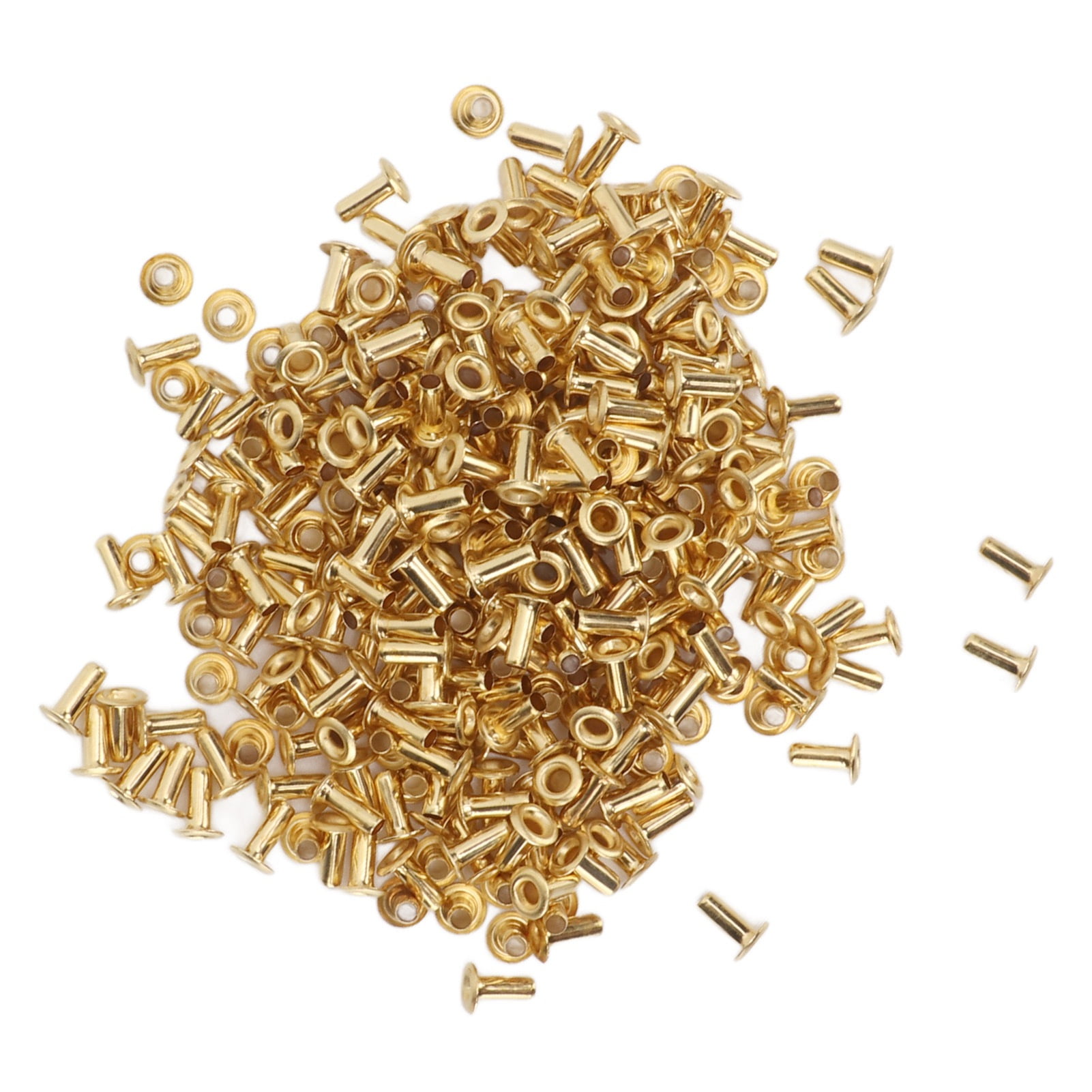 Hollow Rivets, Fine Workmanship Smoothing Surfaces Leather Rivets For