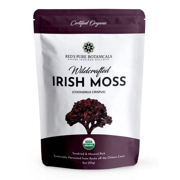 Irish Sea Moss - Wildcrafted Chondrus Crispus | USDA Certified Organic | Makes ~100oz of Seamoss Gel