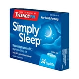 Simply Sleep Non-Habit Forming Nighttime Sleep Aid Caplets, 24 ct HSA ...