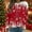 #187-Red, variant on Women's Casual Christmas Print Round Neck Long Sleeve T-Shirt Loose Santa Snowman Xmas Tree Top Gifts