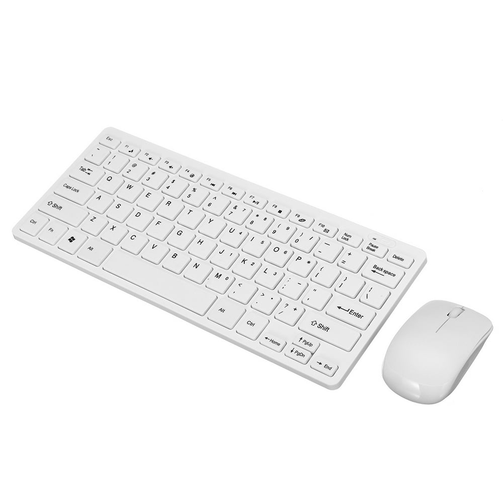 K03 2.4G Wireless Keyboard and Mouse Combo Slim Flat & Quiet, Ergonomic