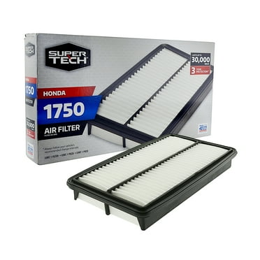 Super Tech 1750 Engine Air Filter, Replacement Filter for Acura and Honda