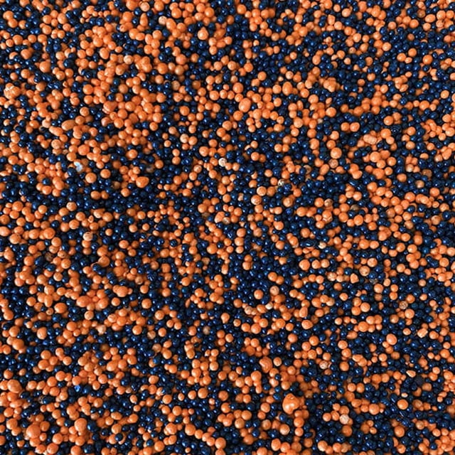 Confettis Nonpareils ORANGE et Noir 800 g
