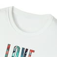 thumbnail image 3 of Love is My Religion Good Vibes Clothing Unisex Softstyle T-Shirt, 3 of 3