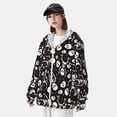thumbnail image 3 of Vsdgher Sweat à Capuche Imprimé Squelette pour Adultes, Protection Solaire à Manches Longues pour Hommes et Femmes, Pêche, Course, Natation - Petit, 3 of 7