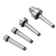 thumbnail image 1 of 4PCS Live Center Set, Centre de Vie Robuste en Acier, Durable Robuste pour le Tour de Travail du Bois, 1 of 8