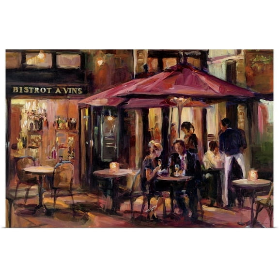 Great BIG Canvas | "Bistro A Vins" Art Print - 24x16