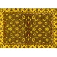 thumbnail image 1 of Ahgly Company Indoor Rectangle Oriental Yellow Traditional Area Rugs, 7' x 9', 1 of 4