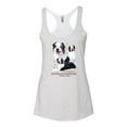thumbnail image 2 of Wild Bobby, If It's Not an Australian Shepherd It's Just a Dog Gift | Womens Dog Lover Premium Tri-Blend Racerback Tank Top, Heather White, Small, 2 of 3