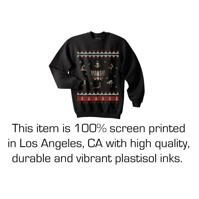 Yoga ugly hot sale christmas sweater
