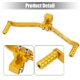 thumbnail image 5 of 11mm Universal Motorcycle Dual Way Gear Shift Lever Footrest Pedal Shifter Adapt Refit Accessories 50cc-160cc Gold Tone, 5 of 6