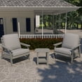 thumbnail image 3 of Boyel Living 30 inch Resin Outdoor Patio Lounge Chair Garden Park Sofa Modern Furniture with Cushions, 3 of 7