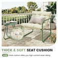 thumbnail image 2 of Poteban Outdoor Bistro Sets, 3 Piece Patio Chairs with Padded Cushions Patio Bistro Furniture Set with Side Table for Porch, Balcony, Backyard, 2 of 8