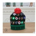 thumbnail image 2 of Aunavey Tuque Tricotée de Noël à DEL Lumineuse Chandail Laid de Fête Tuque Bonnet Tricoté, 2 of 4