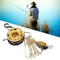 thumbnail image 1 of SPYMINNPOO Live Fish Lock, Golden Stainless Steel Lock Buckle Telescopic Portable Fishing Chain Stringer For Boat Fishing, 1 of 8