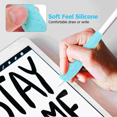 thumbnail image 3 of Pencil Generation Cover Sleeve Case Silicone for Stylus Protective Grip Ipencil Red, 3 of 6