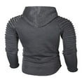 thumbnail image 4 of Sweat à Capuche Hiver Slim Chaud Sweat-Shirt Veste Outwear, 4 of 4