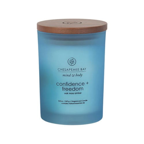 8.8oz Glass Jar Candle Confidence + Freedom - Mind &#38; Body by Chesapeake Bay Candle
